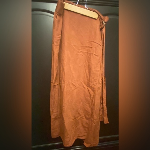 By Anthropologie Apron Open-Side Midi Skirt - Picture 6 of 7